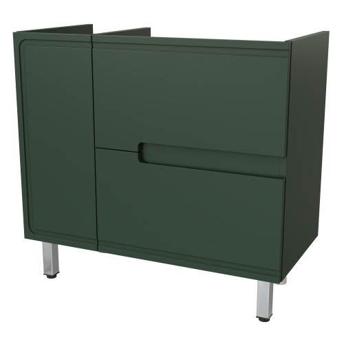 Тумба под раковину Taliente Cevia TA-MBC-90PR(R)-grigio verde 90х40 подвесная цвет зеленый